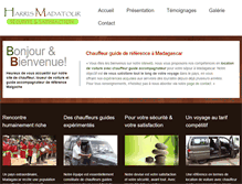 Tablet Screenshot of harris-madagascar-tourisme.com
